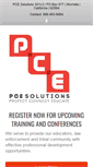 Mobile Screenshot of pcesolutions.org